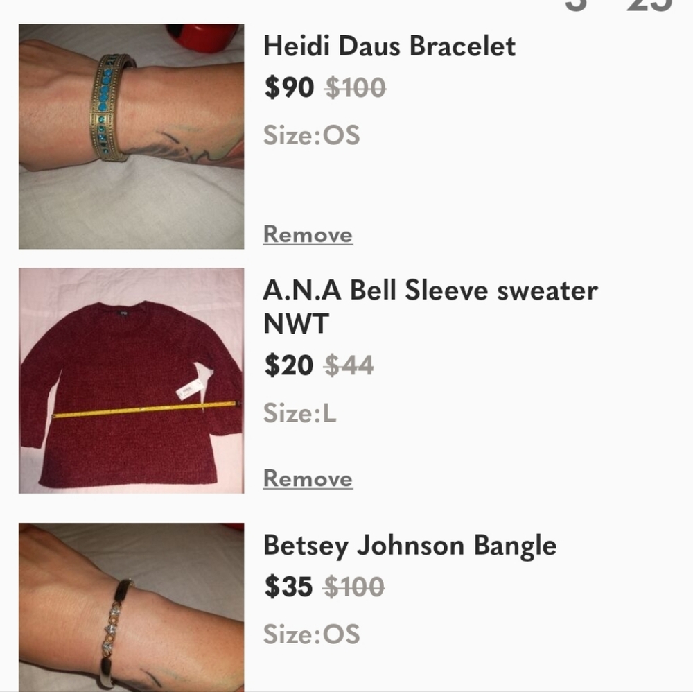 a.n.a Red Crew Neck Sweater with Casual Knit Design